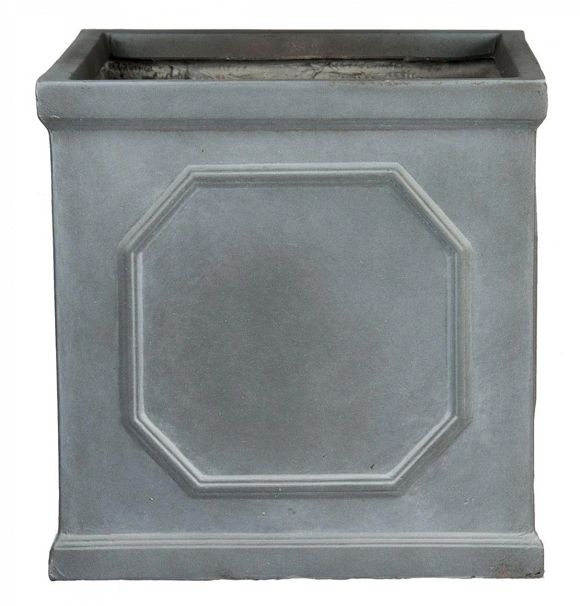 IDEALIST Lite Chelsea Flower Box Square Garden Planter, Faux Lead Light Stone Outdoor Plant Pot W22 H22 L22 cm, 11L - Image 4
