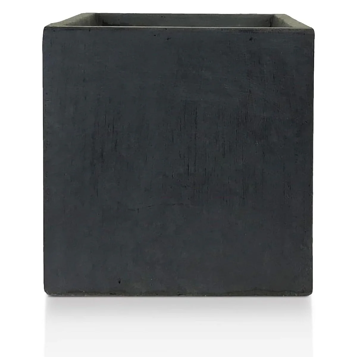 IDEALIST Lite Contemporary Flower Box Square Garden Planter, Faux Lead Light Concrete Outdoor Large Plant Pot H50 L50 W50 cm, 126L - Image 10